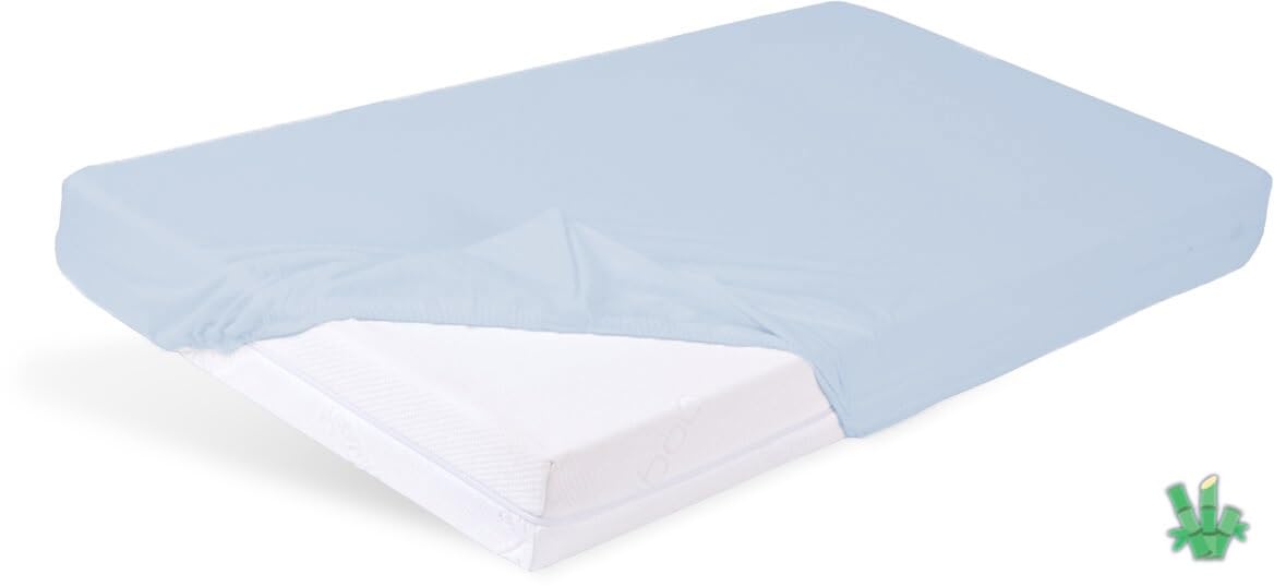 Drap-Housse en Bambou 60x120 imperméable pour éviter les fuites et la sueur de bébé