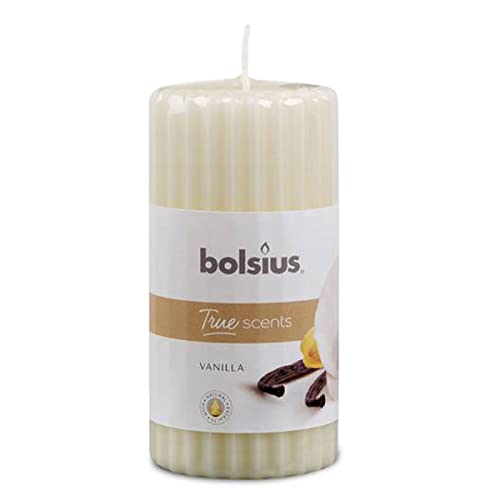 Bolsius Vanille Säule, weiß, Einheitsgröße