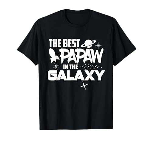 Camiseta de regalo de ciencia ficción The Best Papaw in the Galaxy Camiseta