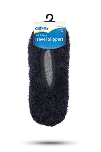 Cloudz Women's Black Animal Travel Slippers3