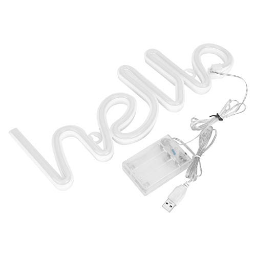 LED Neon Light Sign Hello Home Decorative Wall Art Shop Sign LED Light for Bedroom, Christmas, Wedding Party