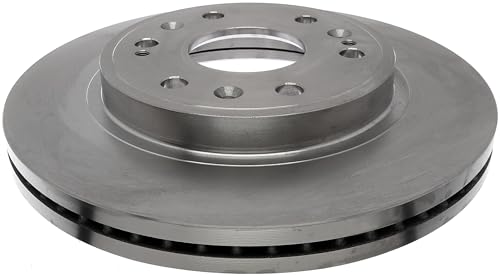 ACDelco Silver Non-Coated Front Brake Rotor 18A1705A | GM 19241834 Brake Rotors for Select Cadillac Escalade, XTS, Chevrolet Avalanche, Chevy Silverado, Suburban, Tahoe, GMC Yukon, and more