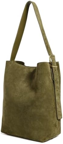 Madewell Women's The Essential Bucket Tote in Suede