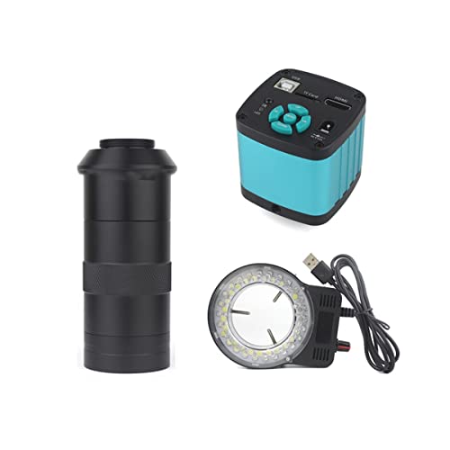 �������ώ@ 48MP 4K 2K HDMI USB�Y�Ɨp�f�W�^���r�f�I�������J���� +�Y�[��130x c-�}�E���g�����Y USB LED�����O���C�g(C Camera Lens LED)