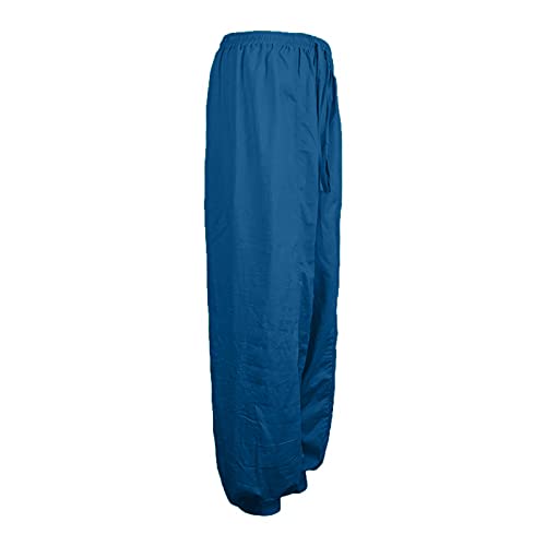 Pantalon harem solid pants color ample à taille élastique souple - 5