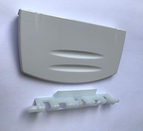 Mango de puerta con muelle para congelador Beko 4244570100 de plástico blanco Cover