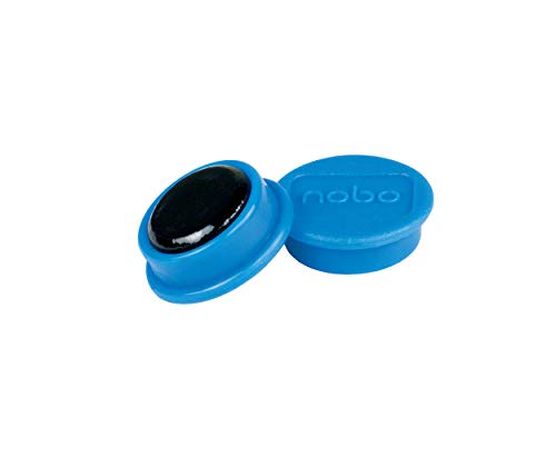 Image of Nobo Magnetic Whiteboard Magnets 10 Pack 24mm Coloured Magnets