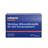 Orthomol Immun Direktgranulat Orange: 25 Nährstoffe zur Unterstützung des Immunsystems*, u.a. mit Vitamin C, Vitamin D und Zink als Beitrag zu einer normalen Funktion des Immunsystems, 30 Stk.