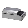 Kenyon Frontier Portable Electric Grill, Single Burner With IntelliKEN Touch Control, Stainless Steel Body, Rust-Proof Grill, UL-Approved For Indoor And Outdoor Use, Dishwasher Safe Grates, 120V