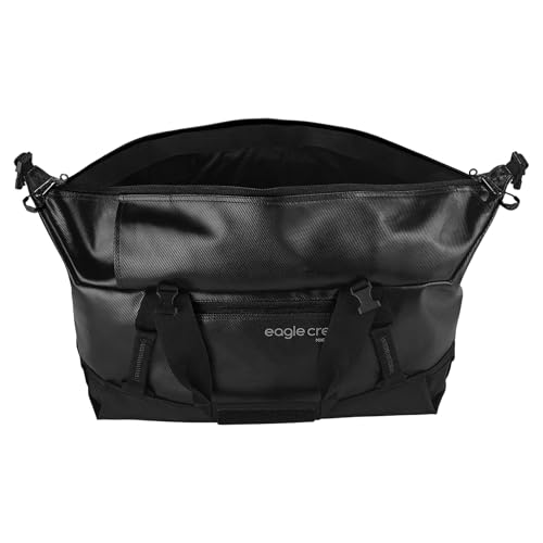 Eagle Creek Migrate 40L Duffel Bag – Lightweight, Durable Travel Duffel – Weather-Resistant Fabric – Comfortable Shoulder Straps - Midnight Black3