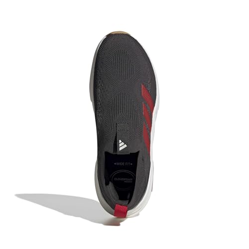 adidas Cloudfoam CUXXION Sockenschuhe, Carbon Better Scarlet White, 42 EU – Ansicht 3