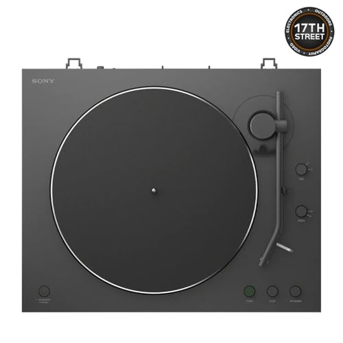 Image of Sony PS-LX3BT Fully Automatic Two-Speed Belt Drive Turntable - DC Servo Motor, 33-1 /3 & 45 RPM, Bluetooth & RCA Output, Aluminum Platter & Tonearm with Waith Premium Vinyl Record Cleaner Kit - Bundle