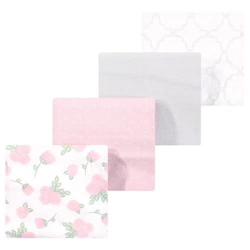 Image of Luvable Friends Little Treasure Flannel Receiving Blankets 4pk