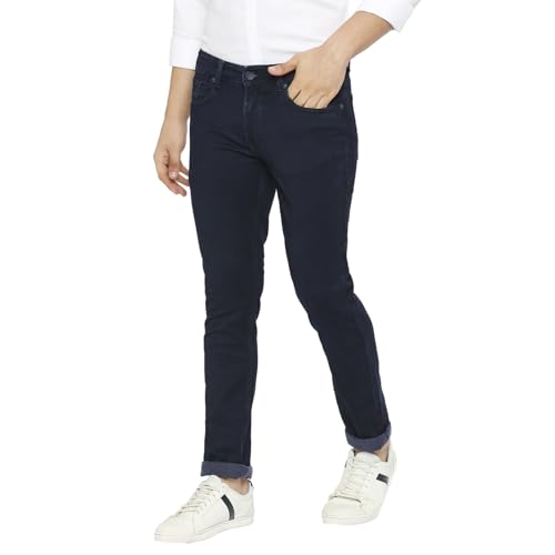 Image of Spykar Men's Rover Regular Fit Mid Rise Casual Jeans