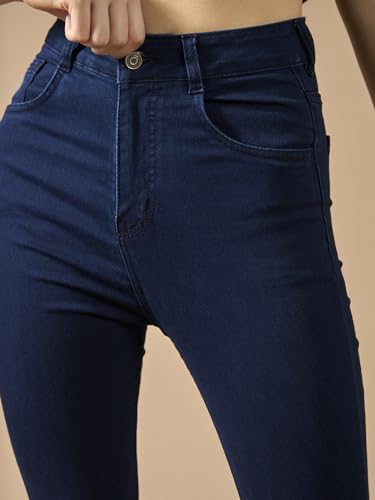 Image of Dolce Crudo Distressed High Rise Skinny Jeans for Women