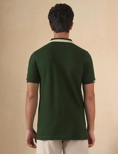 Image of Men's Polo - FYLTR Men's Regular Fit Polo T-Shirt with Contrast Tipping Collar - 100% Cotton | Soft Handfeel | Casual T-Shirts for Men