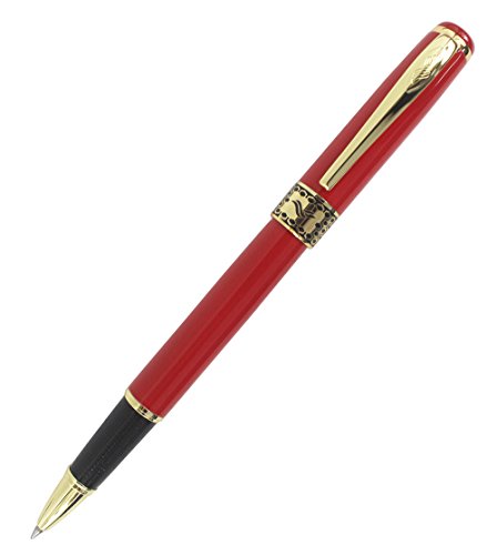 Abcsea Bolígrafo Avanzado 68 Clip Negro Y Oro - rojo Cover