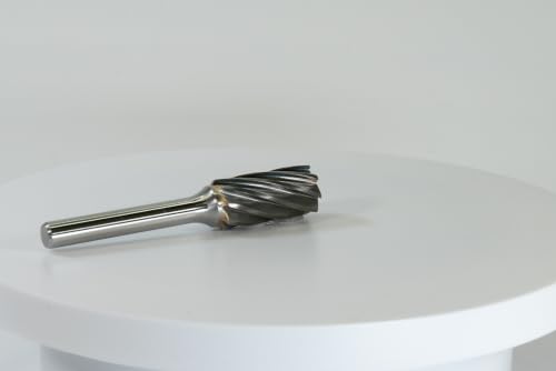 Fresa cilíndrica de carburo sólido grano fino 1/4 pulg miniatura 5