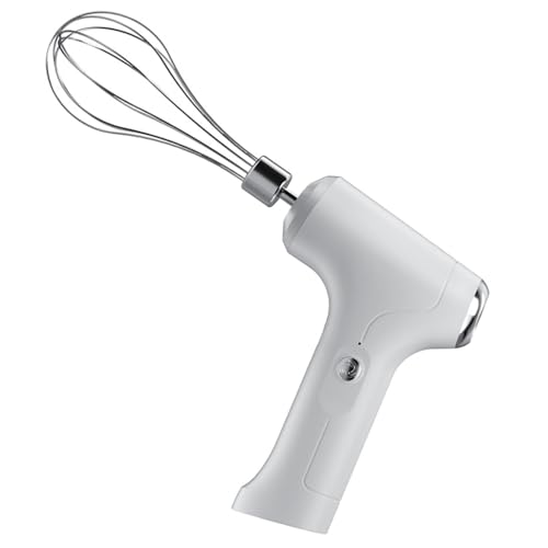 Fitooles Batidora de mano eléctrica portátil de preparación rápida para huevos de mano, inalámbrica, opción de 3 velocidades