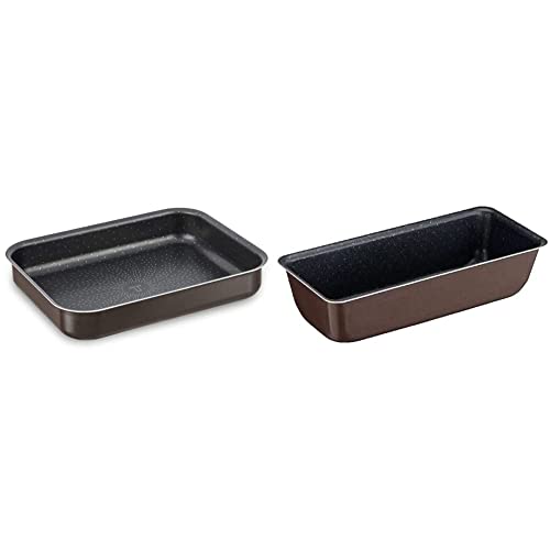 Tefal Success Plat Mini Four Aluminium J1600502, fabriqué en France & Perfectbake Moule A Cake 28cm Aluminium 100% Recyclé J5547302, fabriqué en France