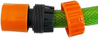 HOKIPO 3/4 Inch Plastic Garden Water Hose Quick Connector - Pack of 2 (AR-3712 * 2)
