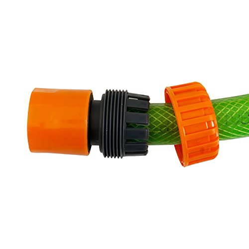 HOKIPO 3/4 Inch Plastic Garden Water Hose Quick Connector - Pack of 2 (AR-3712 * 2)