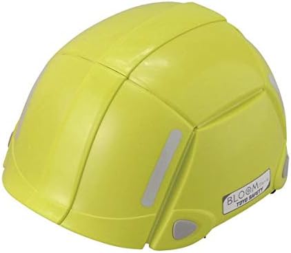 トーヨーセフティー防災用折りたたみヘルメット BLOOM ライム NO100-LM