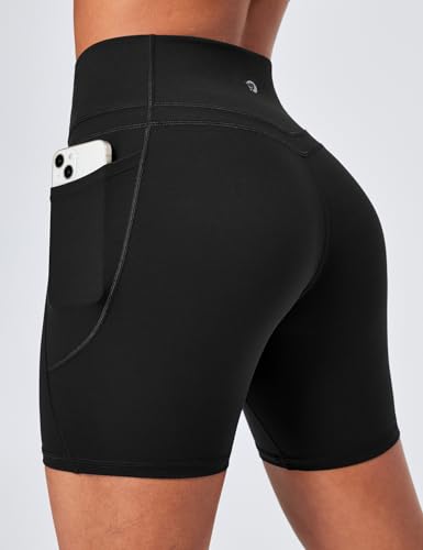 IUGA Tummy Control Biker Shorts Women with Pockets Workout Gym Shorts High Waisted Yoga Running Compression Shorts Spandex2