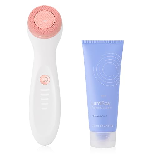 Nu-Skin Age LOC Lumi-Spa iO Rose Gold Cleansing Kit With Normal to combo Skin Cleanser(New packing)