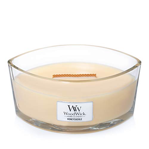 Woodwick Ellipse Scented Candle, Honeysuckle, 16Oz | Up To 50 Hours Burn Time #TOP1