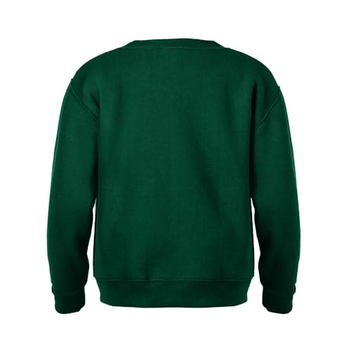 Soffe boys Classic Midweight Fleece Crew Sweatshirt3