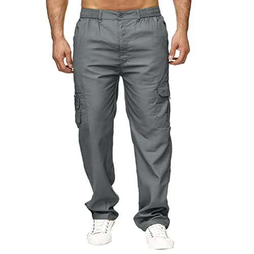 Cargo Sweatpants for Men Hiking Pants 5-Pocket Mens Lightweight Office Travel Freedom Rain Light Weight3