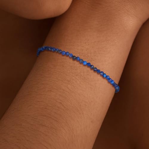 MEVECCO Gold Bracelet for Women 18K Gold Plated Handmade Stone Crystal Mixed Custom Beaded Charm Chain Bracelets Jewelry Gifts For Her4