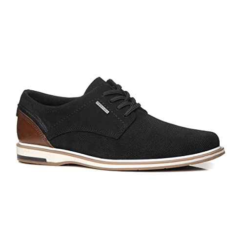 Sapato Pegada 125111-08 Preto/Marrom Masculino Cor:Preto/Marrom;Tamanho:40