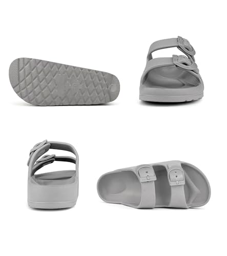 Image of Kids Slide Sandals Boys Girls Buckle Adjustable EVA Slipper Sandals