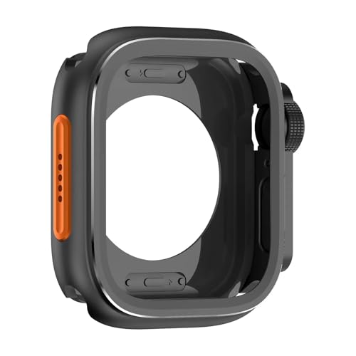 Coque Apple Watch S10 46mm en alliage noir avec protège-écran