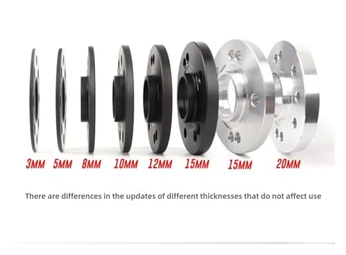 Entretoise de moyeu de roue 8mm 5x114.3 alésage 66.1 vers 73mm pour Nissan - 7