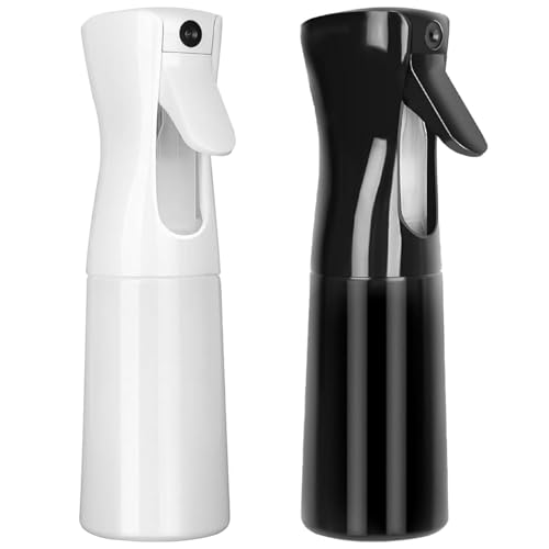 スプレーボトル 霧吹き200ml 2個セット 連続噴射 極細噴霧 漏れ防止 アルコール対応 観葉植物用 園芸用 除菌消毒用 アイロン 清掃用 美容室用 家用 ペット用のサムネイル