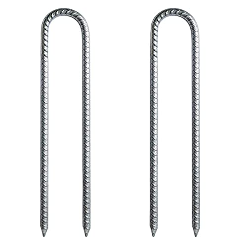Piquet de fixation U pour trampoline stabilisateur de tente et balançoire de jardin