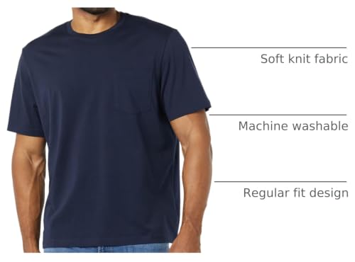 Image of Amazon Essentials Men's Short-Sleeve Crewneck Pocket T-Shirts