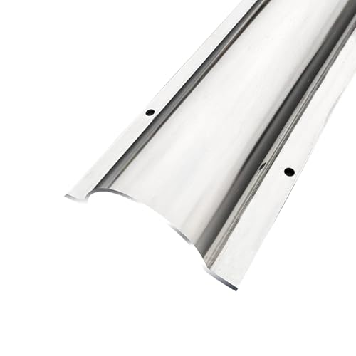 LYUCAYHQ Goulotte Passe Cable, Cache Cable Pouvant Être Peint, Passe Cable Mural en Acier Inoxydable, Protection Cable Electrique(100 * 5.3 * 1.4cm/39 * 2.1 * 0.6in)