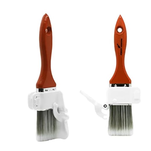 Emery Edger Two Edging Tools for Baseboard Edges, Uneven Trim - Paintbrush Not Included - Attaches to Any 2 Inch Brush - Pack of 2