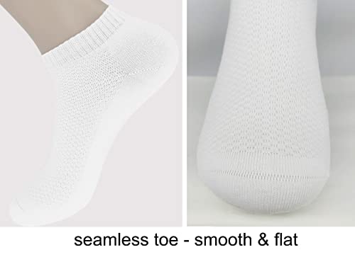 Ait fish 100% Cotton Socks for Men and Women - Thin Low Cut Ankle Socks4