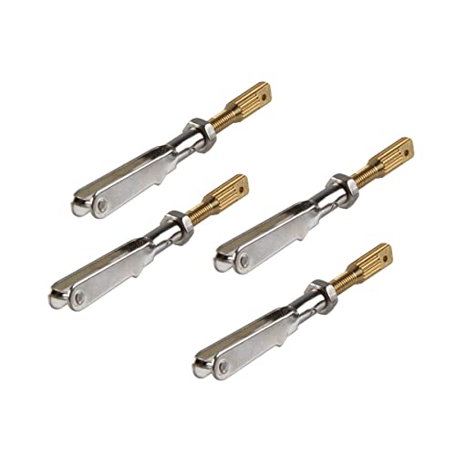 ZHIPAIJI RC Airplane Part, 10 Pcs M2/M3 RC Model Iron Metal Clevis Chuck Pull Rod Connector Coupler...