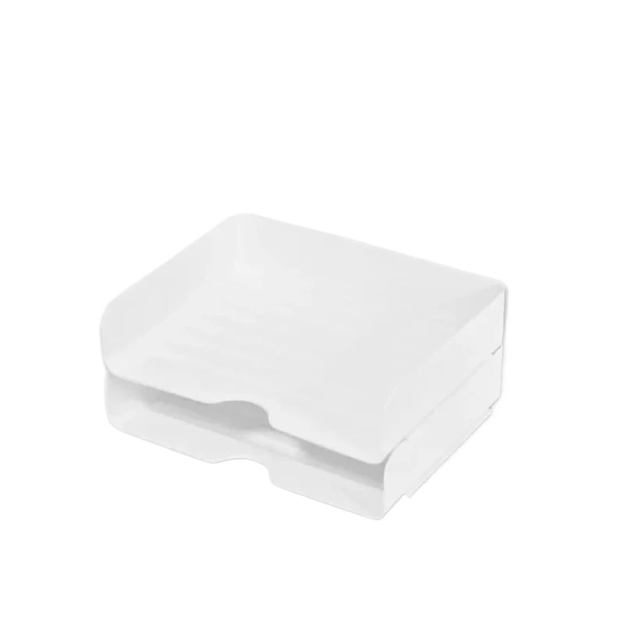 Bandeja Para Cartas Bandeja de cartas de estilo Simple, caja de almacenamiento resistente, apilable, organizador de bandeja de documentos de escritorio, archivo Horizontal de tamaño A4 Para Documentos