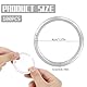 VIDSTW 100 Stück Duschvorhang Ringe Innendurchmesser 40 Mm Duschvorhang Haken Eröffnungsdesign Duschvorhangringe Glatt und Gratfrei Shower Curtain Rings für die Meisten Vorhänge (Weiß)