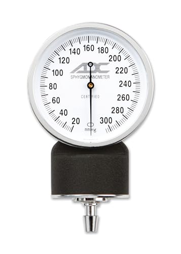 ADC Adult Cuff Arm Aneroid Sphygmomanometer Unit 2-Tubes Orange 1 Each