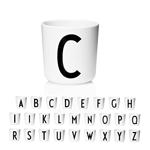 Design Letters Trinklernbecher Eco Cup Erhältlich von A-Z |6+ Monate| Phthalates, BPA & BPS-Frei | Sturzsicher Trinkbecher Kinder mit Buchstabe | Zubehör ist separat erhältlich | Spülmaschinengeeignet