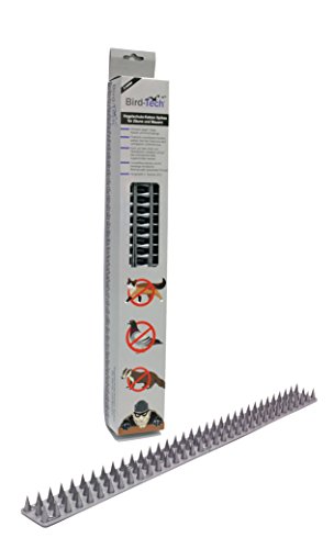 3 Metros en Piezas de 50cm Pinchos Anti-aves y ahuyenta gatos 10 Polipropileno anti UV (metal)