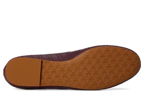 Lauren Ralph Lauren Women's Jayna Stitched Leather Flat Ballet3
